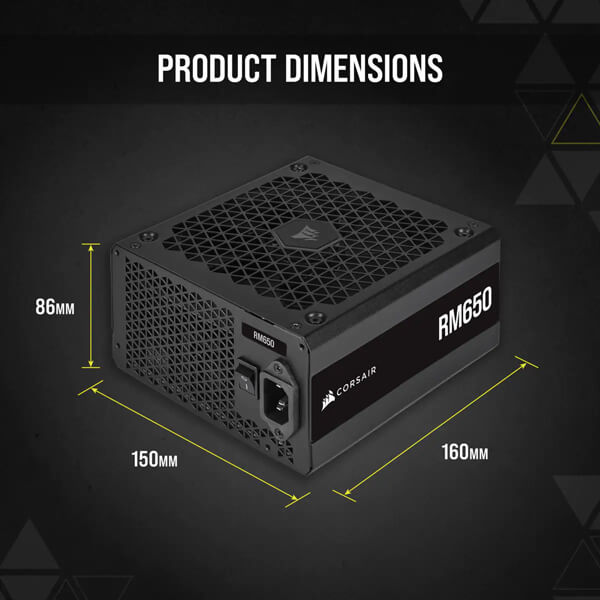 Corsair RM650 80 Plus Gold Fully Modular