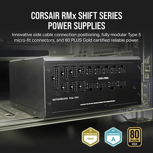 Corsair RM1200x Shift ATX 3.1 Gold 1200 Watt Fully Modular Smps