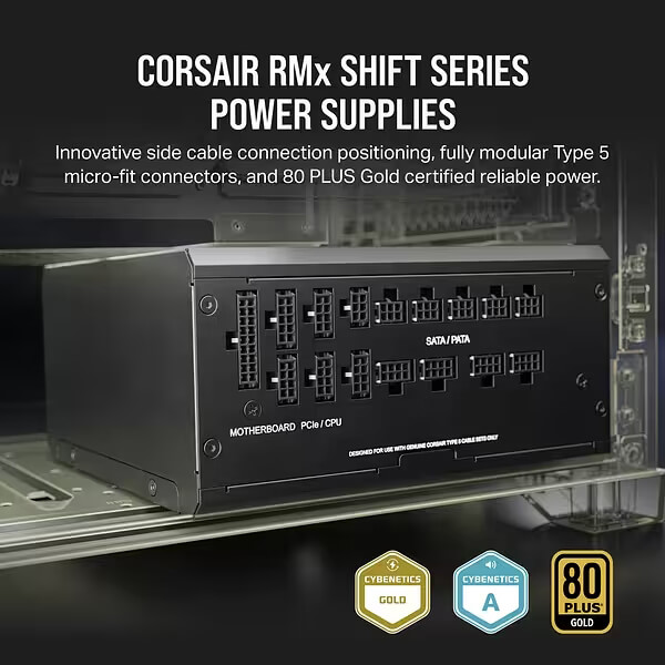 Corsair RM1200x Shift 1200 Watt 80 Plus Gold SMPS (CP-9020254-UK)