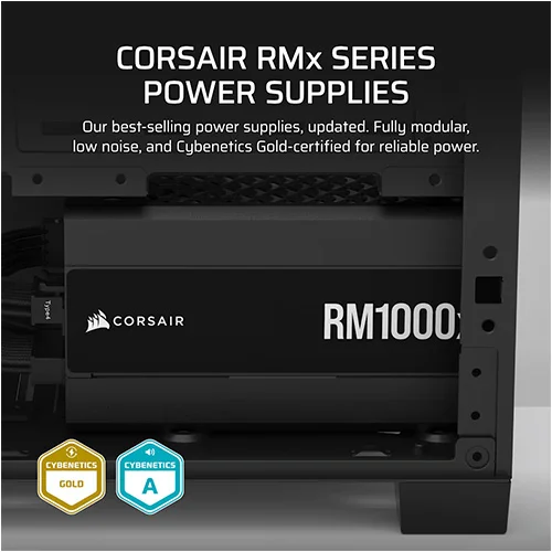 Corsair RM1000x Gold ATX 3.1 Fully Modular SMPS