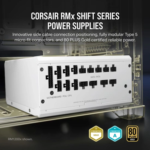 Corsair RM850x Shift Gold ATX 3.1 White Fully Modular Smps