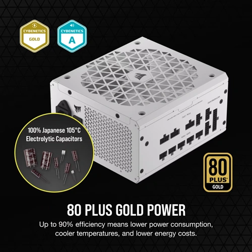 Corsair RM850x Shift Gold ATX 3.1 White Fully Modular Smps
