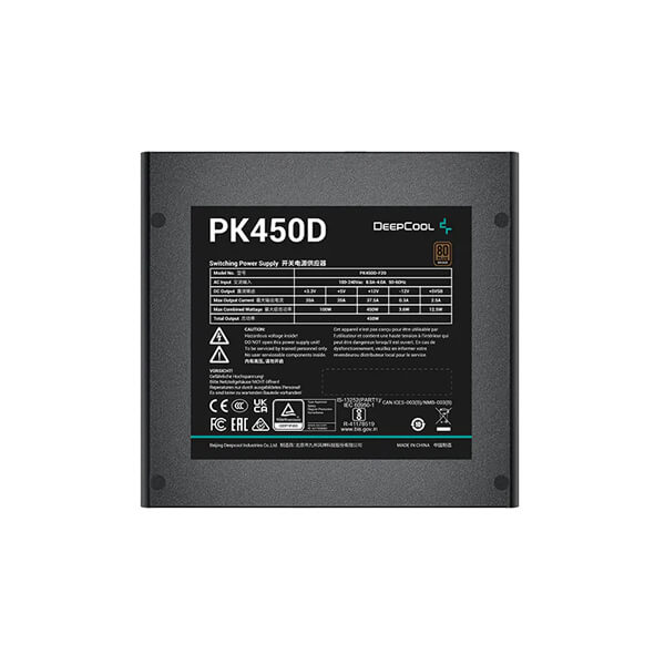 Deepcool PK450D 450 Watt 80 Plus Bronze SMPS