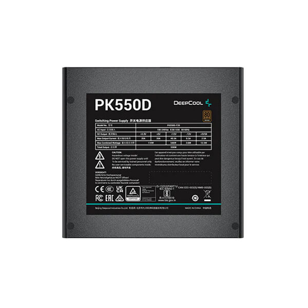 Deepcool PK550D 550 Watt 80 Plus Bronze SMPS
