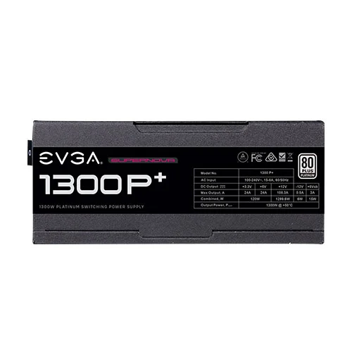 EVGA SuperNova 1300 P Plus Platinum 1300 Watt Fully Modular SMPS