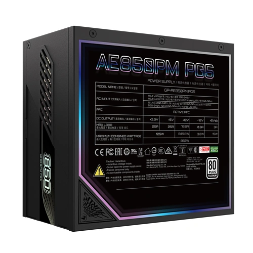 GIGABYTE Aorus Elite 850W ATX 3.1 Platinum Fully Modular Smps