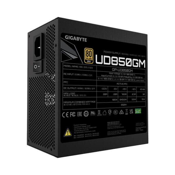 Gigabyte UD850GM 850 Watt 80 Plus Gold SMPS