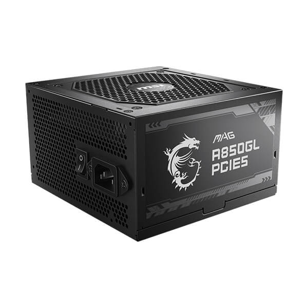 MSI MAG A850GL PCIE5 ATX 3.0 - 850 Watt 80 Plus Gold SMPS
