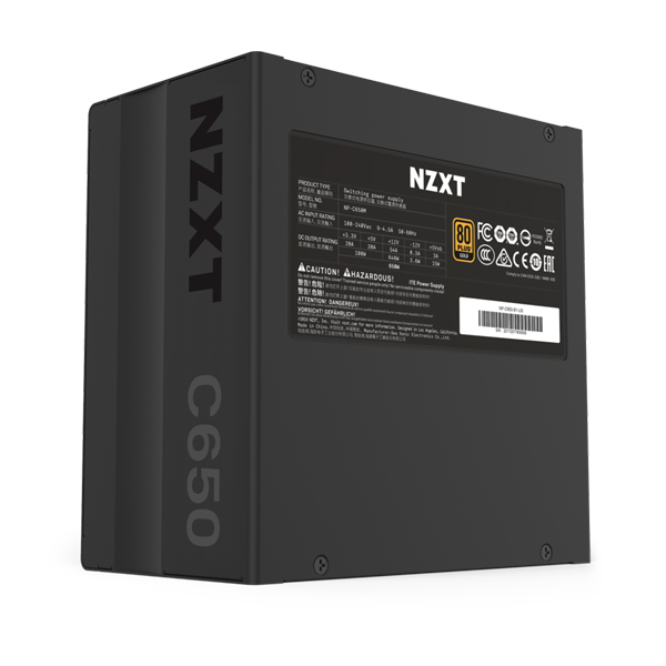 Nzxt C650 650 Watt 80 Plus Gold SMPS