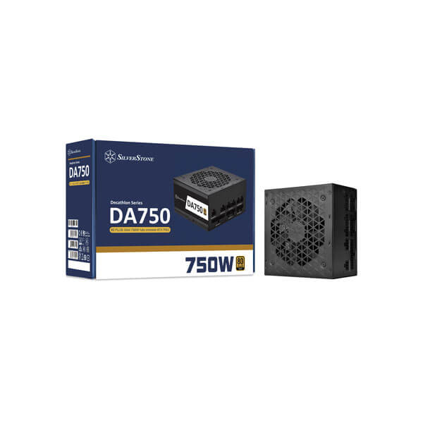 SilverStone DA750 Gold 750 Watt 80 Plus Gold SMPS