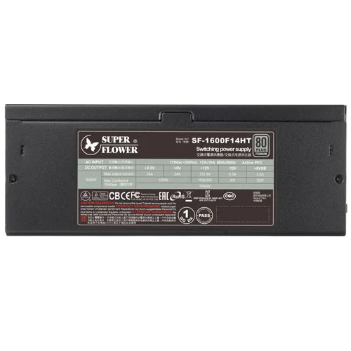 Super Flower Leadex Titanium 1600W ATX3.1 SMPS
