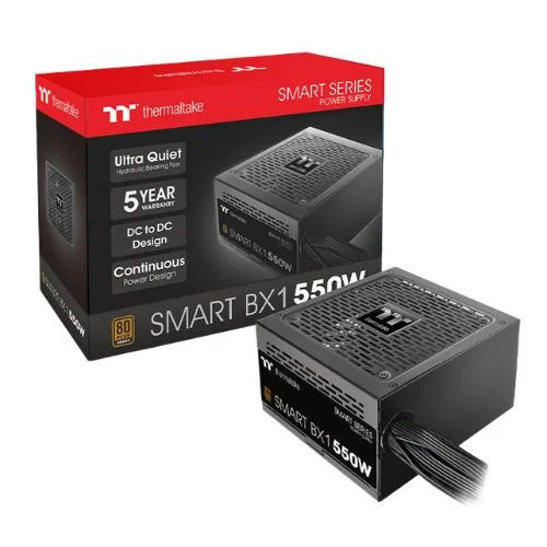 Thermaltake Smart BX1 550 Watt Bronze Smps - DC To DC Version