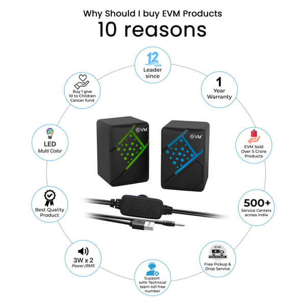 EVM-BTS-207 EnDesk Gaming Speaker