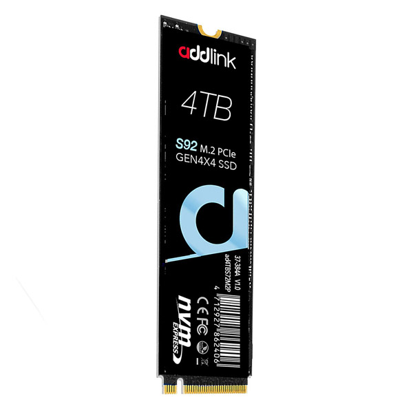 Addlink S92 4TB M.2 NVMe Gen4 SSD
