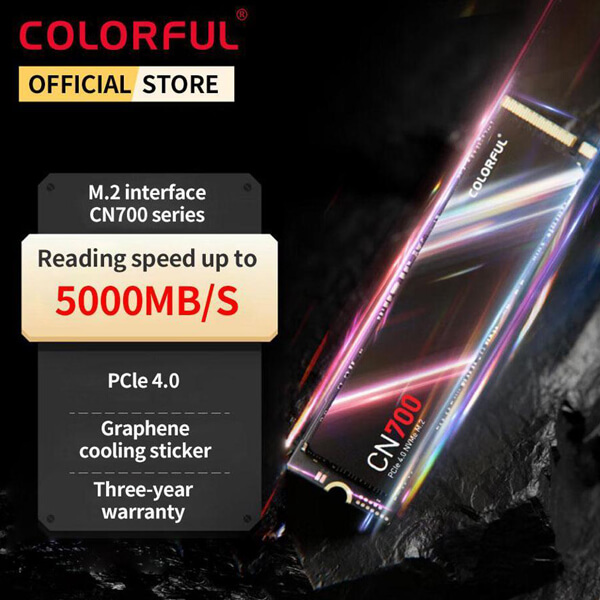 Colorful CN700 512GB M.2 NVMe Gen4 SSD