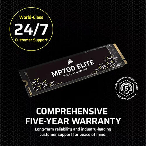 Corsair MP700 Elite 2TB NVMe Gen5 SSD