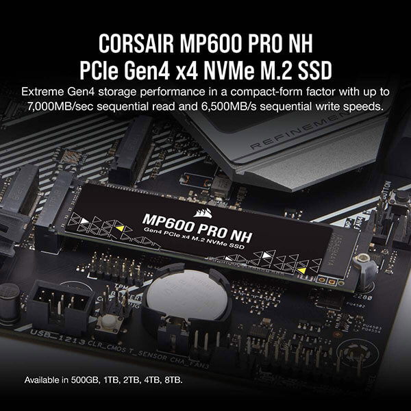 Corsair PRO NH MP600 4TB M.2 NVMe Gen4 Internal SSD
