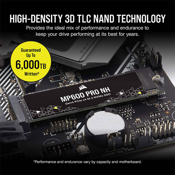 Corsair PRO NH MP600 4TB M.2 NVMe Gen4 Internal SSD