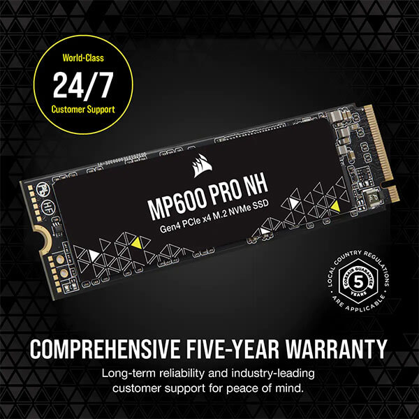 Corsair PRO NH MP600 4TB M.2 NVMe Gen4 Internal SSD