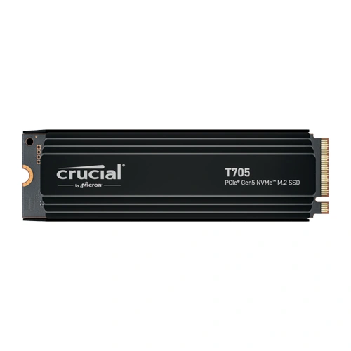 Crucial T705 1TB NVMe Gen5 SSD with Heatsink
