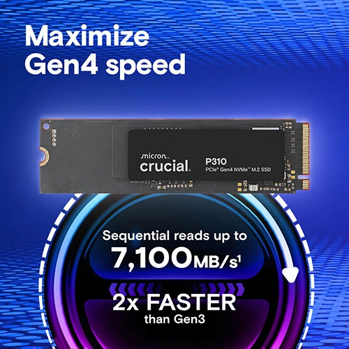 Crucial P310 NVMe 2TB Gen4 SSD