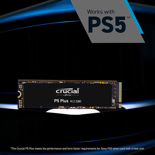 Crucial P5 Plus 2TB M.2 NVMe Gen4 Internal SSD