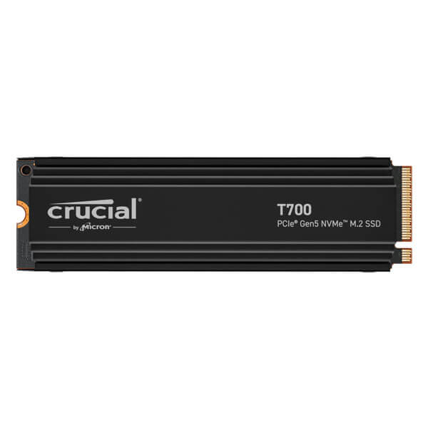 Crucial T700 2TB M.2 NVMe Gen5 Internal SSD with Heatsink