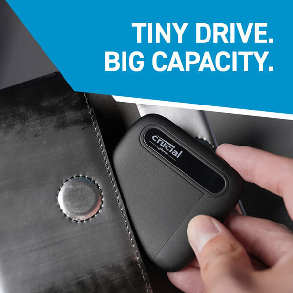 Crucial X6 2TB USB 3.2 Portable External SSD
