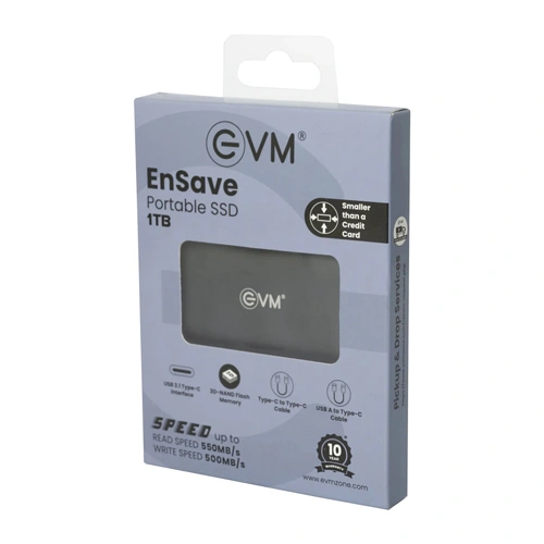 EVM EnSave 1TB USB 3.1 External SSD