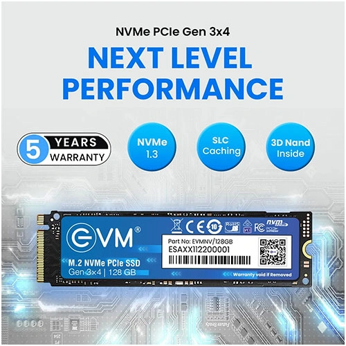 EVM 128GB NVMe Gen3 SSD
