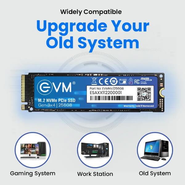 EVM 256GB NVMe Gen3 SSD