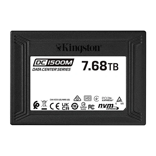 Kingston DC1500M 7.68TB U.2 NVMe Gen3 Enterprise SSD