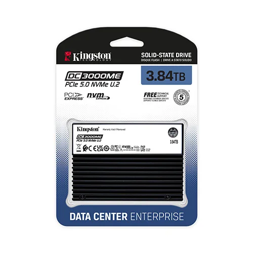 Kingston DC300ME 3.84TB U.2 NVMe Gen5 Enterprise SSD