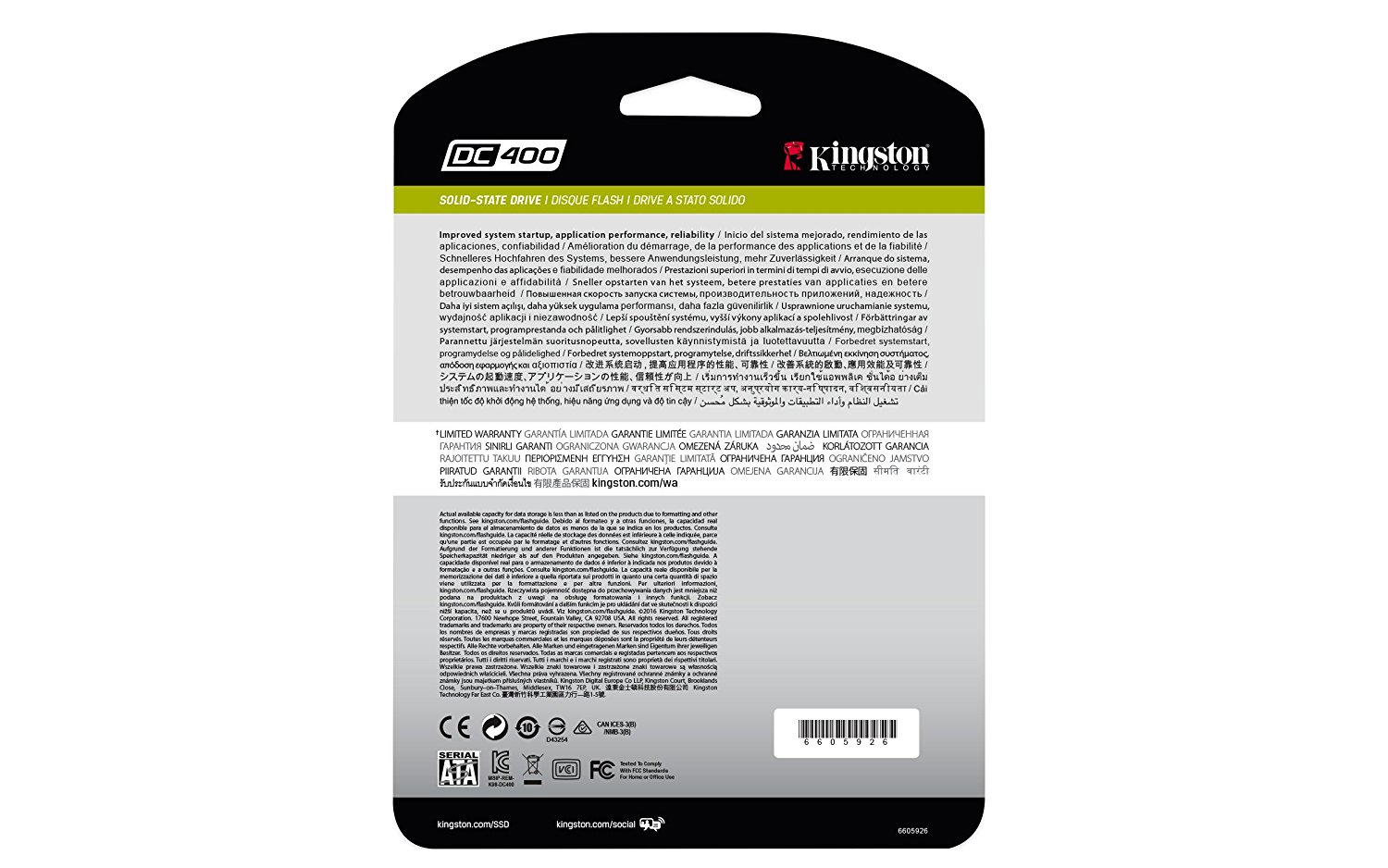 Kingston DC400 960GB SSD