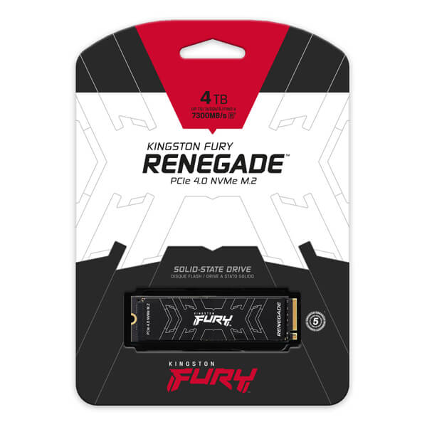 Kingston FURY Renegade NVMe 4TB Gen4 SSD