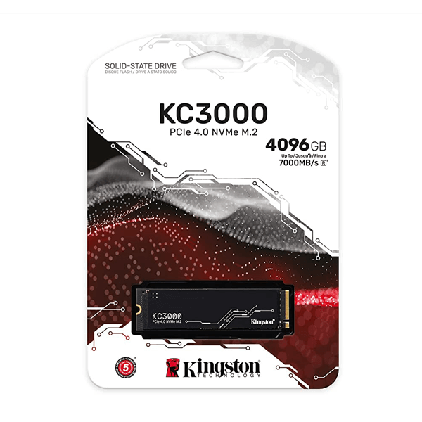 Kingston KC3000 4096GB NVMe Gen4 SSD
