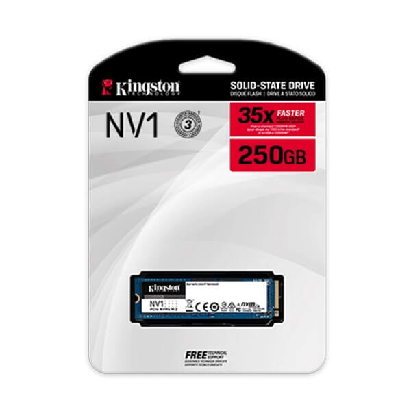 Kingston NV1 250GB M.2 NVMe SSD