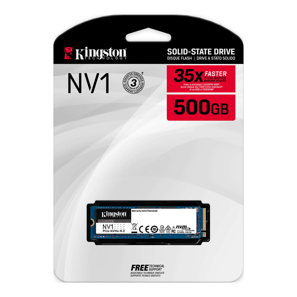 Kingston NV1 500GB M.2 NVMe SSD