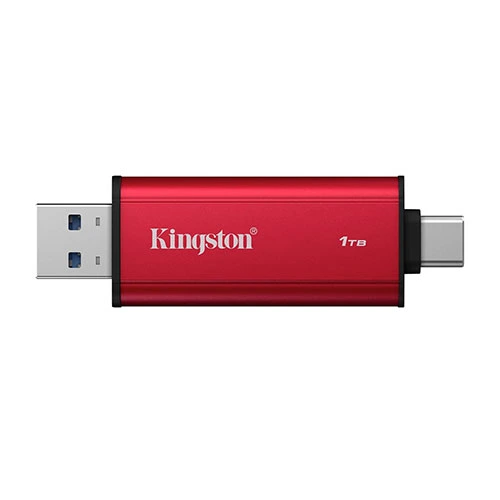 Kingston Dual USB Type A and Type C 1TB Portable SSD