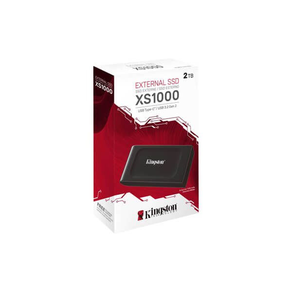 Kingston XS1000 USB 3.2 Gen2 2TB External SSD