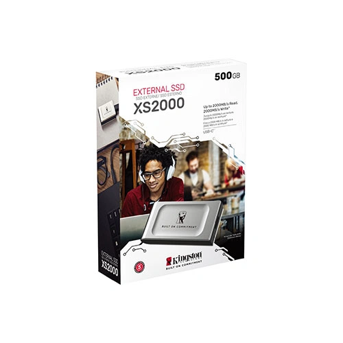 Kingston XS2000 500GB USB 3.2 Gen 2 External SSD