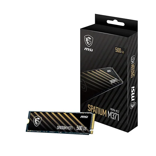 MSI Spatium M371 NVMe 500GB Gen3 SSD