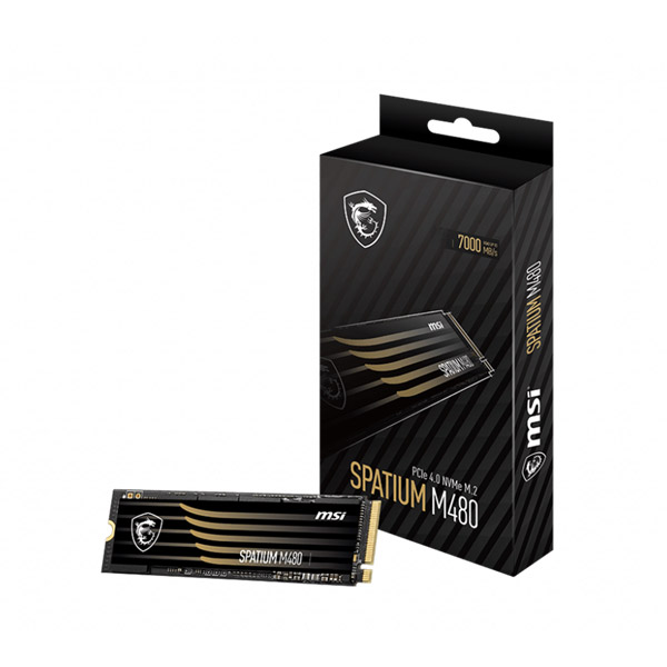 MSI Spatium M480 1TB NVMe Gen4 SSD