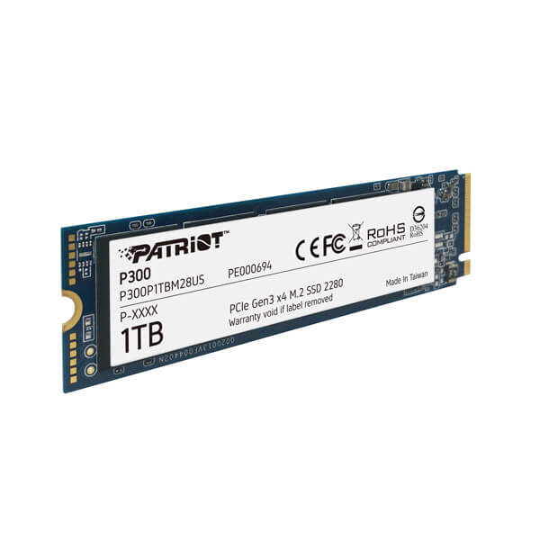 Patriot P300 1TB M.2 NVMe Gen3 SSD