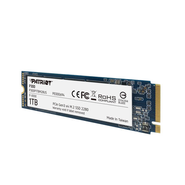 Patriot P300 1TB M.2 NVMe Gen3 SSD