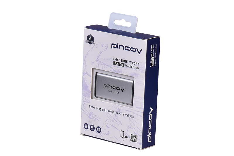 Pincoy MobiStor 120GB Wallet SSD