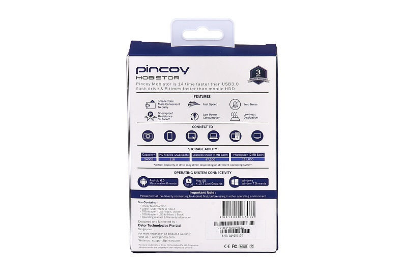 Pincoy MobiStor 240GB