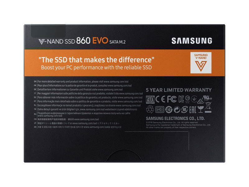 Samsung 860 EVO 250GB M.2 SSD