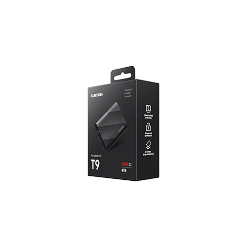 SAMSUNG T9 NVMe 4TB Gen 2 External SSD