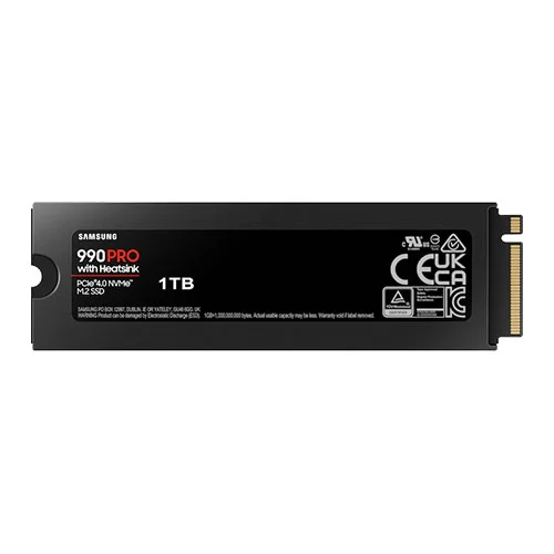 Samsung 990 PRO 1TB SSD with Heatsink